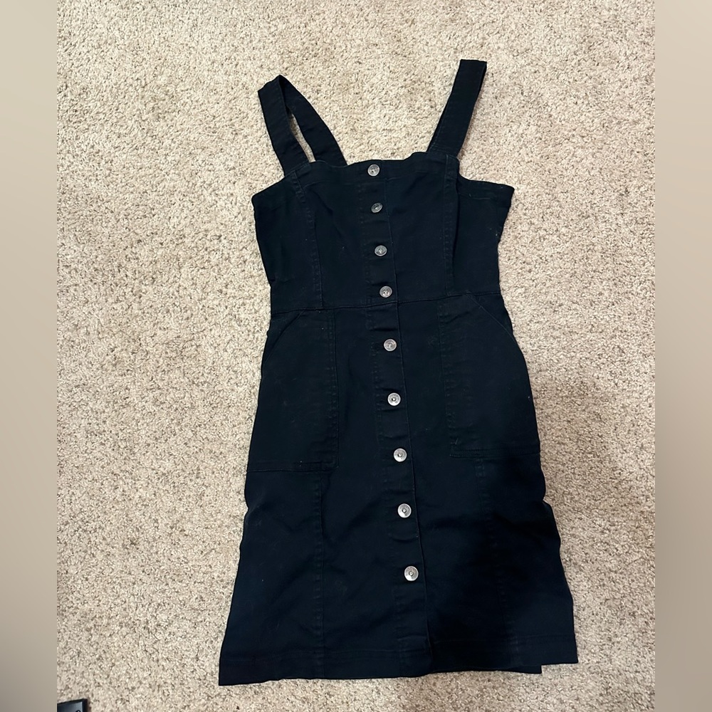 Divided black dress
